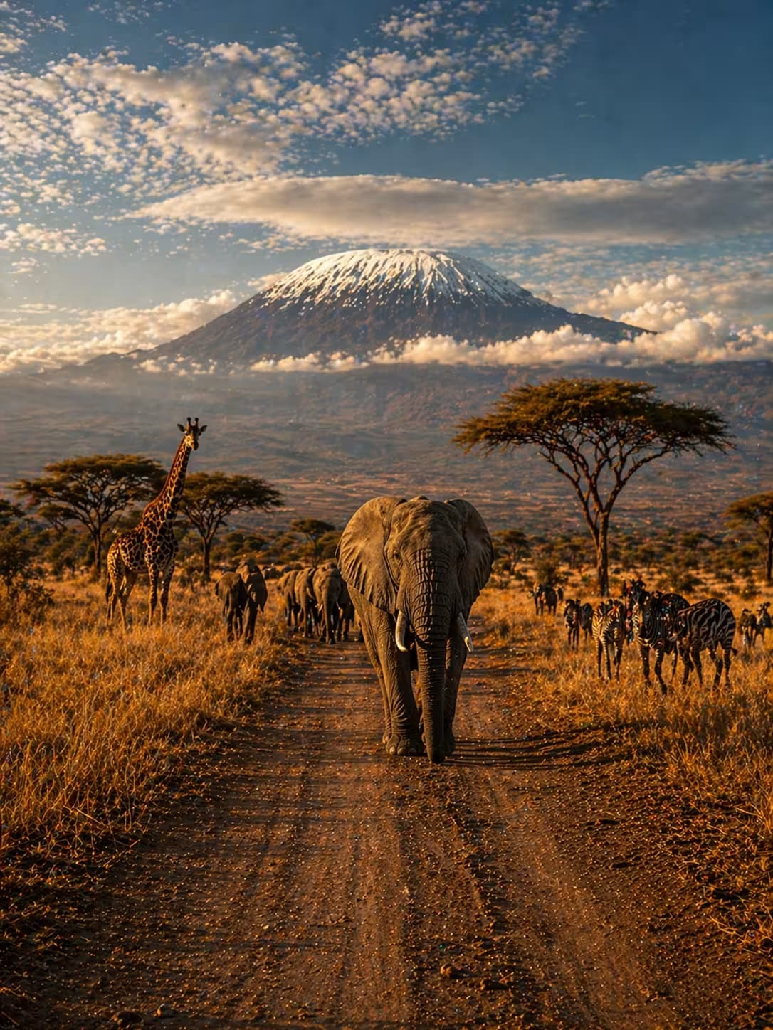 Panoramic sunrise at