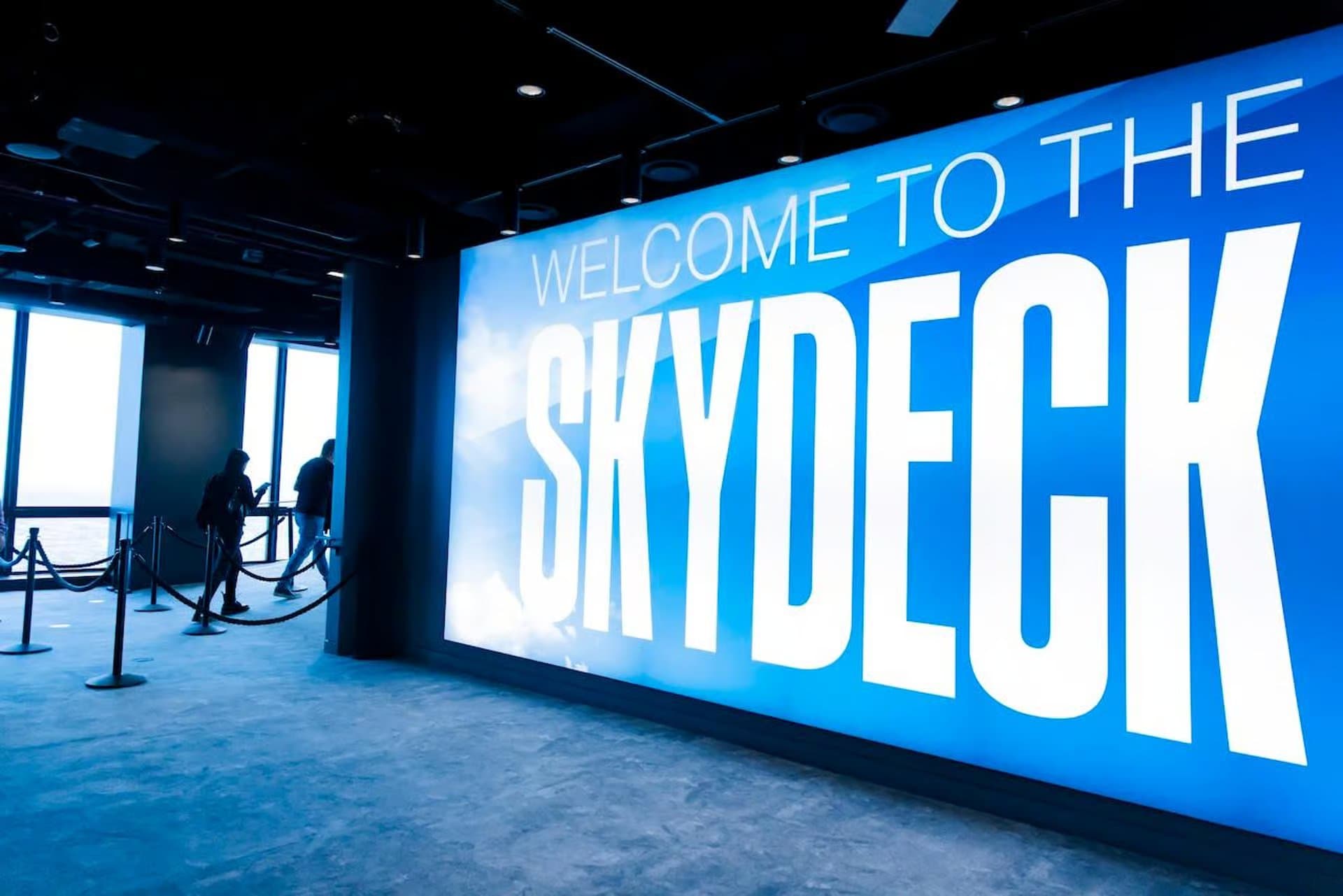 Skydeck Chicago at Willis Tower Entry Tickets